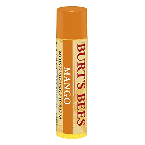 Burt's Bees Lip Balm, Pomegranate, Lip Moisturizer With Responsibly Sourced Beeswax, Tint-Free, Natural Conditioning Treatment, 1 Tube, 0.15 oz.