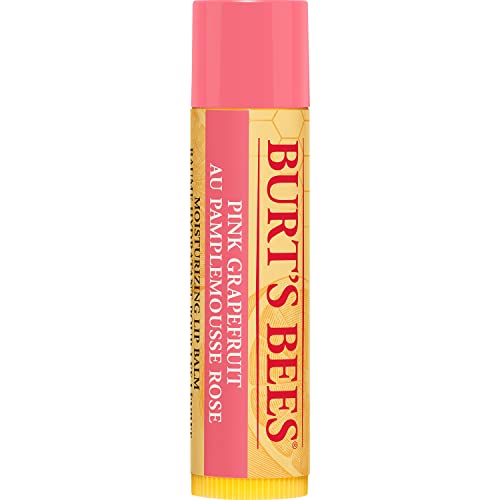 Burt's Bees Lip Balm, Pomegranate, Lip Moisturizer With Responsibly Sourced Beeswax, Tint-Free, Natural Conditioning Treatment, 1 Tube, 0.15 oz.