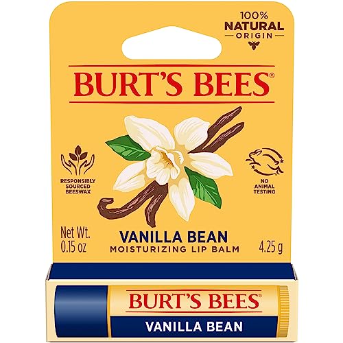 Burt's Bees Lip Balm, Pomegranate, Lip Moisturizer With Responsibly Sourced Beeswax, Tint-Free, Natural Conditioning Treatment, 1 Tube, 0.15 oz.