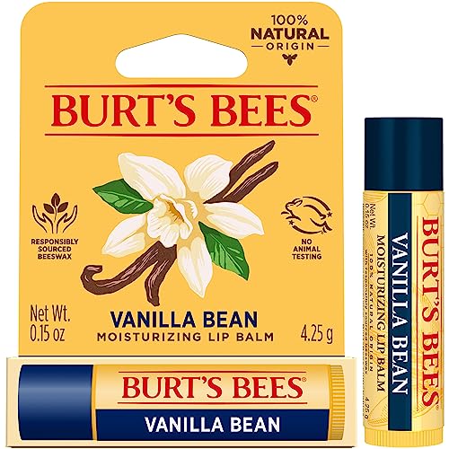 Burt's Bees Lip Balm, Pomegranate, Lip Moisturizer With Responsibly Sourced Beeswax, Tint-Free, Natural Conditioning Treatment, 1 Tube, 0.15 oz.