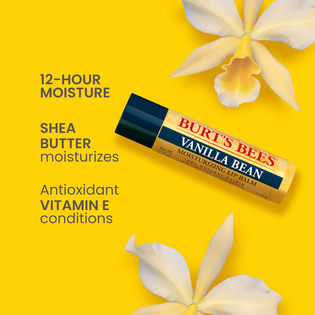 Burt's Bees Lip Balm, Pomegranate, Lip Moisturizer With Responsibly Sourced Beeswax, Tint-Free, Natural Conditioning Treatment, 1 Tube, 0.15 oz.