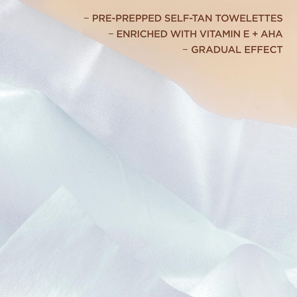 L'Oreal Paris Sublime Bronze Self Tanning Towelettes, Streak-Free, Natural Looking Tan, 6 ct (Pack of 2)